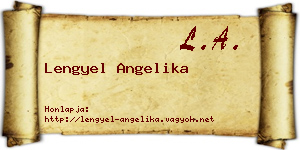 Lengyel Angelika névjegykártya